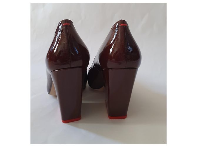Aeyde Leder Pumps Dunkelrot Bordeaux - Ansicht 5