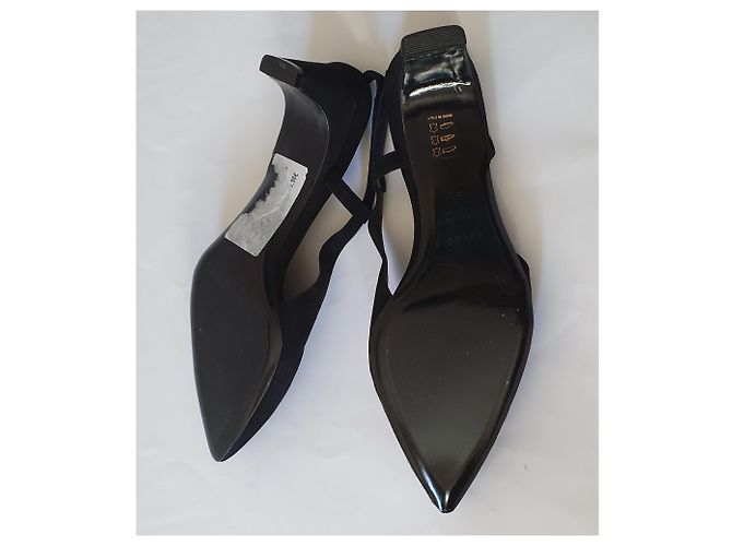 Décolleté Aeyde in camoscio nero - vista 4