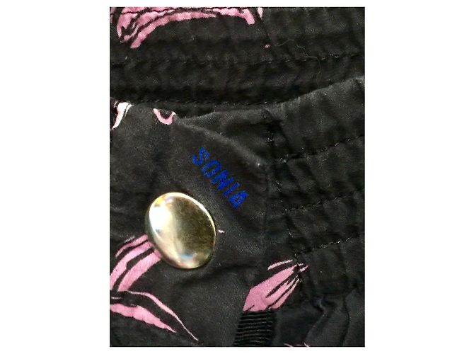Sonia By Sonia Rykiel Falda con estampado de la firma Negro Rosa Blanco Azul - vista 2