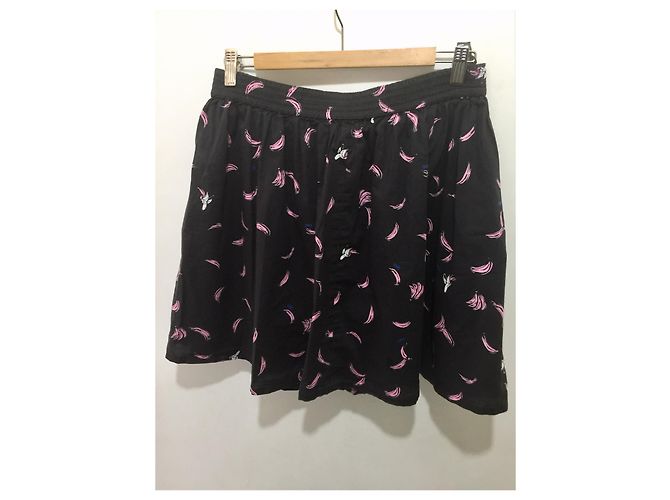 Sonia By Sonia Rykiel Falda con estampado de la firma Negro Rosa Blanco Azul - vista 3