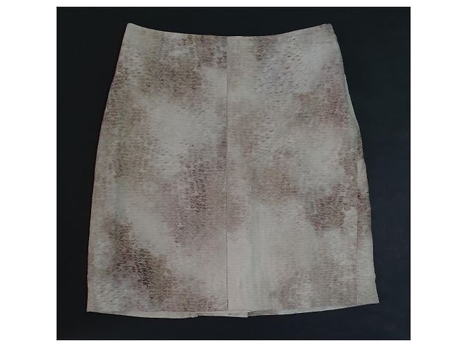 Falda de seda beige Ports 1961 - vista 2