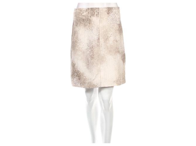 Falda de seda beige Ports 1961 - vista 4