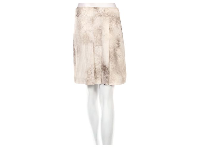 Falda de seda beige Ports 1961 - vista 5
