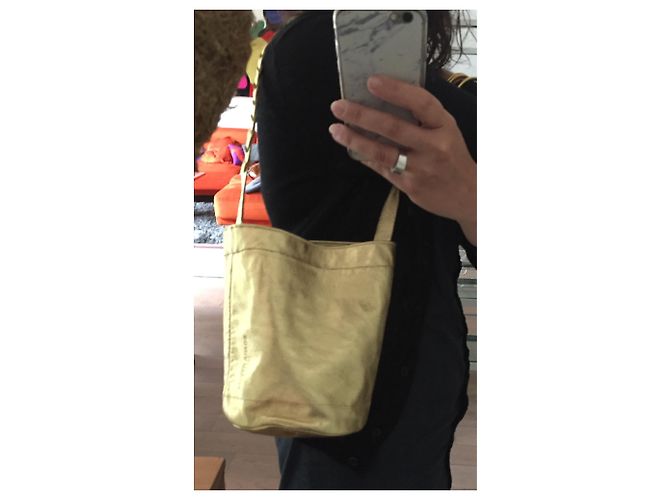 Borsa a secchiello Sonia Rykiel in pelle dorata D'oro - vista 2