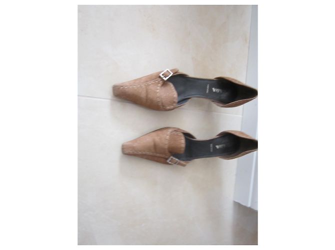 Prada Pumps Wildleder Karamell - Ansicht 3