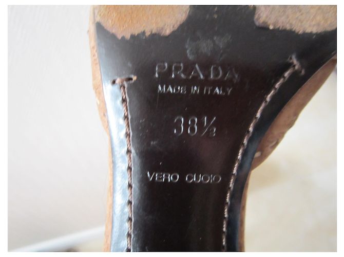 Prada Pumps Wildleder Karamell - Ansicht 5