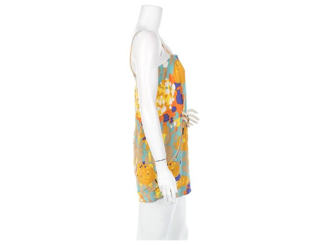 Tuta Diane Von Furstenberg in seta multicolore - vista 3