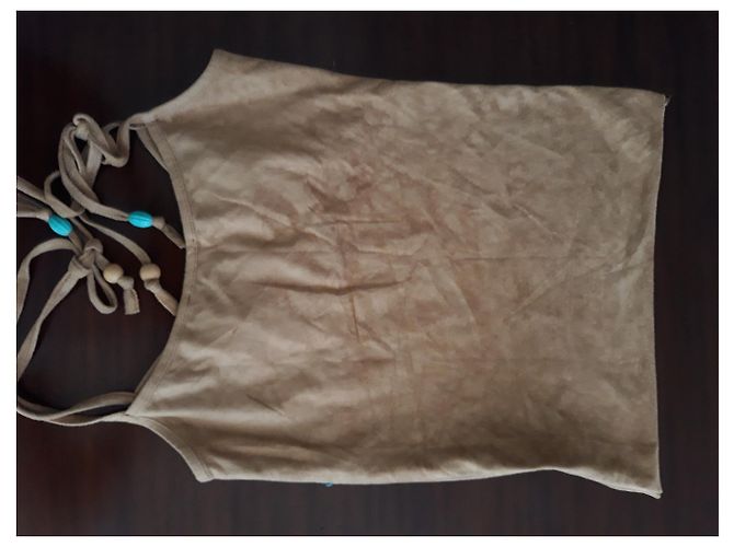 Maje Wildleder Top Caramel Karamell - Ansicht 3