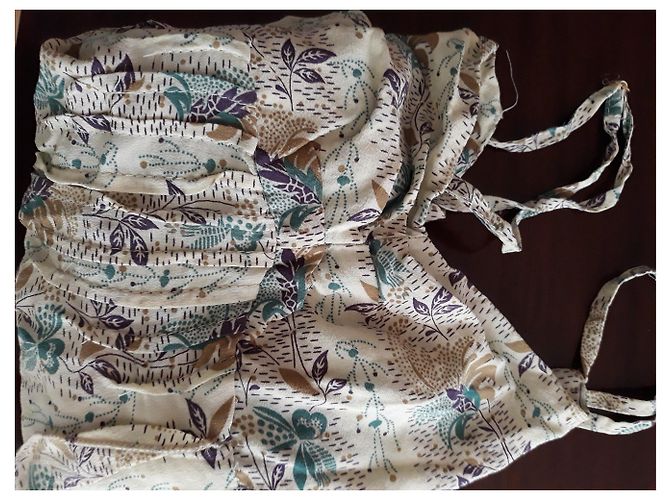 Top de seda Sandro con tirantes ajustables Multicolor - vista 7