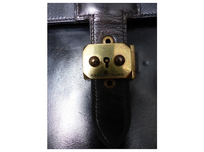 Sac à dépêches Hermès Borse da lavoro Nero - vista 4
