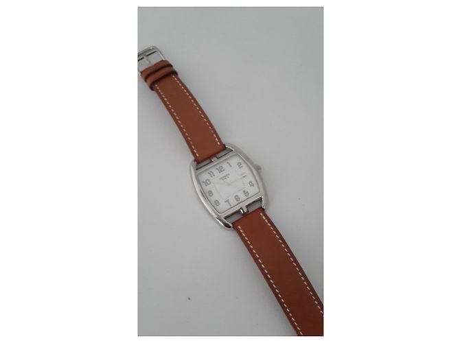 Hermès Bacalao de Cabo Tonneau GM Blanco roto - vista 3