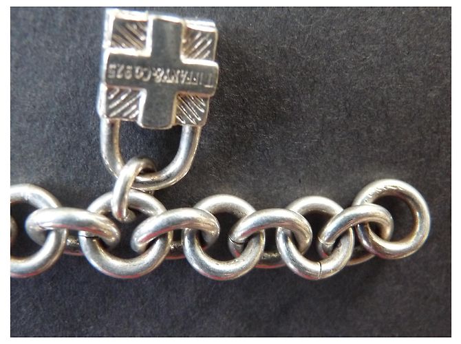 Bracciale Tiffany & Co in Argento 925 con Ciondoli - vista 12
