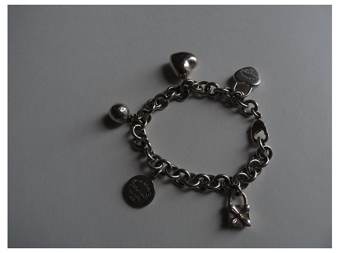 Bracciale Tiffany & Co in Argento 925 con Ciondoli - vista 3