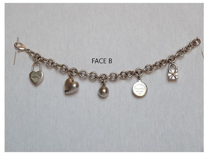 Bracciale Tiffany & Co in Argento 925 con Ciondoli - vista 6