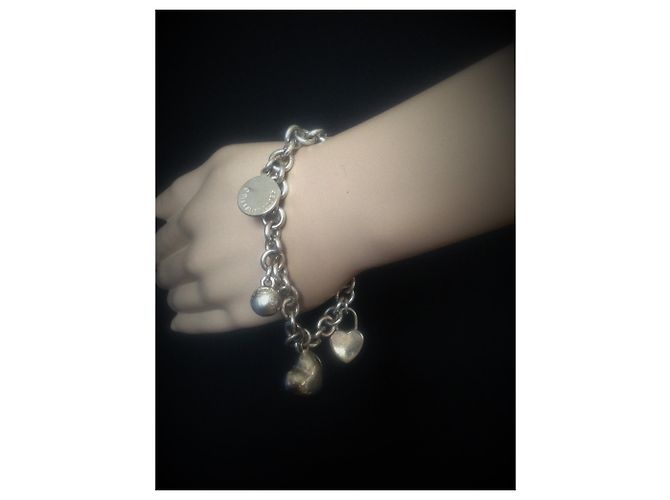 Bracciale Tiffany & Co in Argento 925 con Ciondoli - vista 7