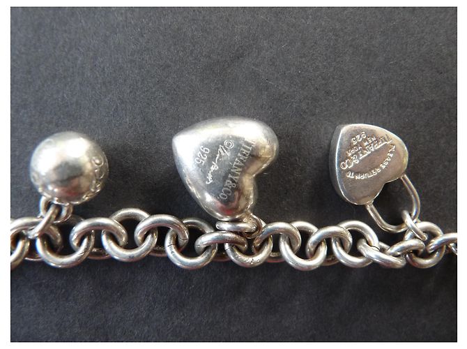 Bracciale Tiffany & Co in Argento 925 con Ciondoli - vista 9