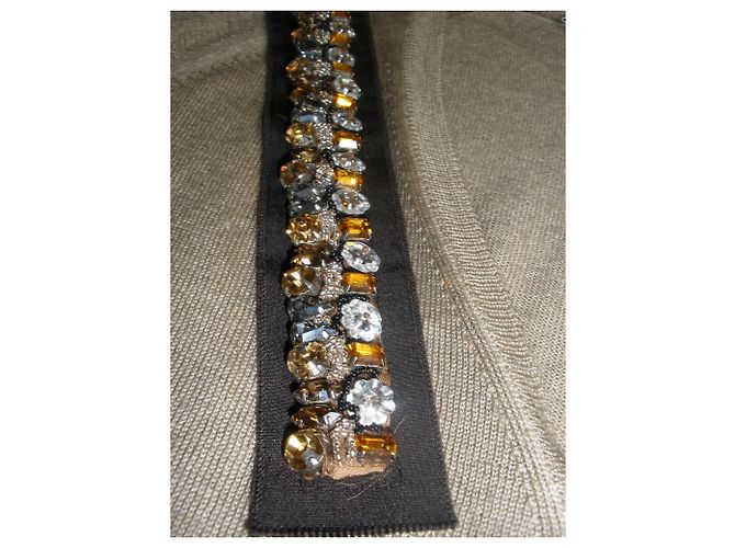 Suéter de lã Prada bege com cristais Swarovski - vista 6