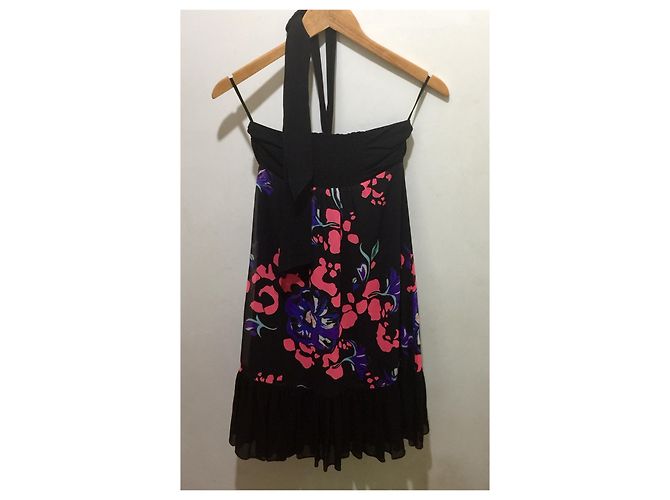 Temperley London Vestido de seda Temperley Calla Negro Multicolor - vista 10