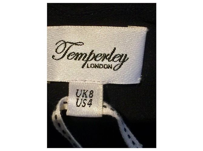 Temperley London Vestido de seda Temperley Calla Negro Multicolor - vista 12