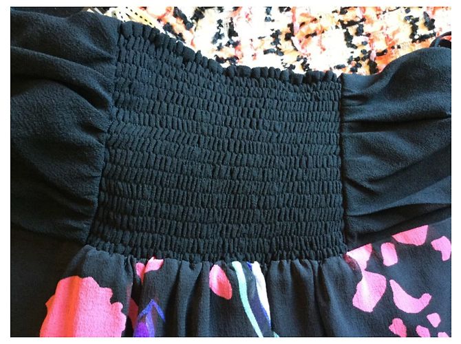 Temperley London Vestido de seda Temperley Calla Negro Multicolor - vista 5