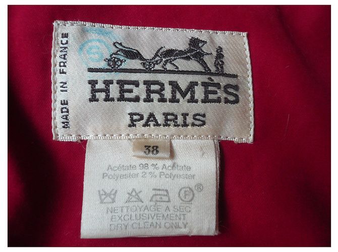 Hermès HERMES Daunenjacke Parka rote Kapuze mit Pelzkragen T.38 - Ansicht 10