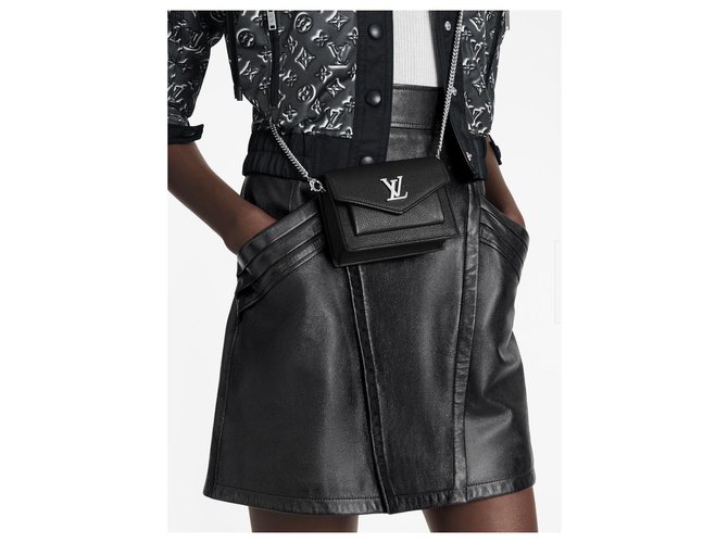Louis Vuitton Pochette Mini Mylockme Nero - vista 6