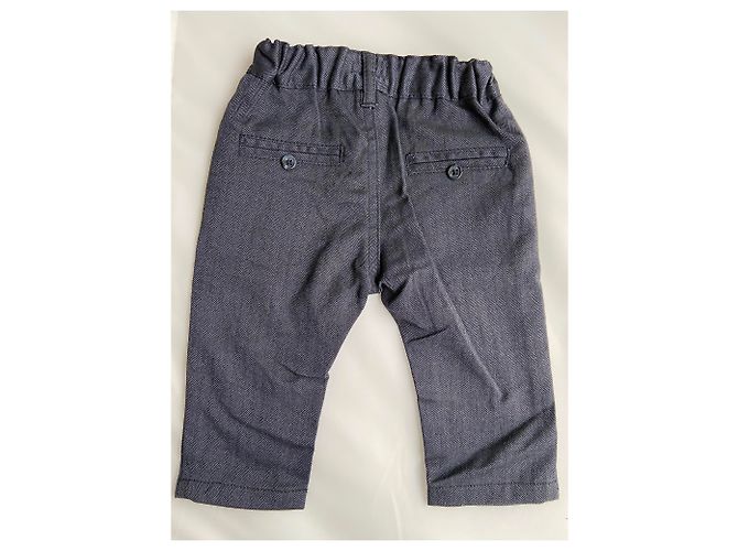 Autre Marque Mamas & Papas Costume Bébé Bleu Marine Coton 3-6 Mois - vue 5