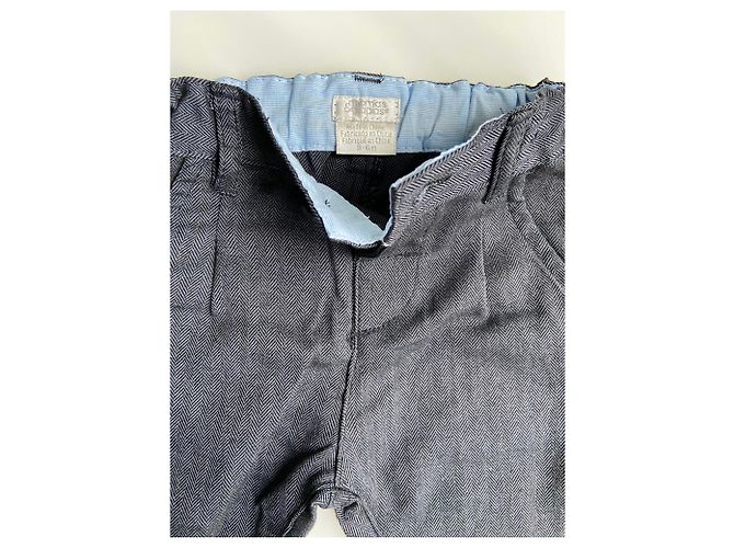Autre Marque Mamas & Papas Costume Bébé Bleu Marine Coton 3-6 Mois - vue 6