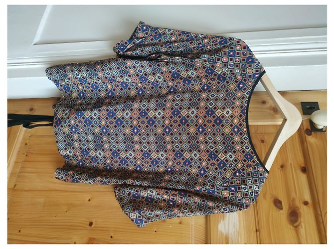 Autre Marque Chattawak Seidenbluse mehrfarbig Mehrfarben - Ansicht 6