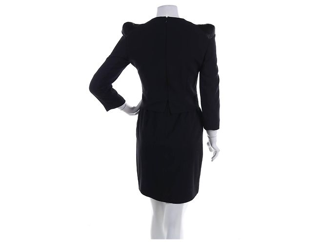 Schwarzes Kleid von By Malene Birger Größe 36 - Ansicht 2