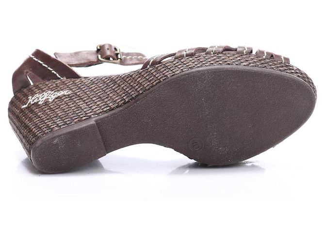Sandali Tommy Hilfiger in pelle marrone Taglia 40 - vista 5