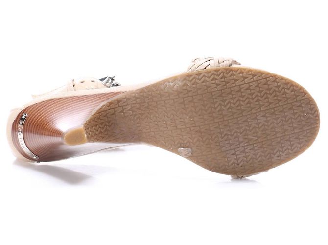 Sandali Michael Kors beige in pelle - vista 5