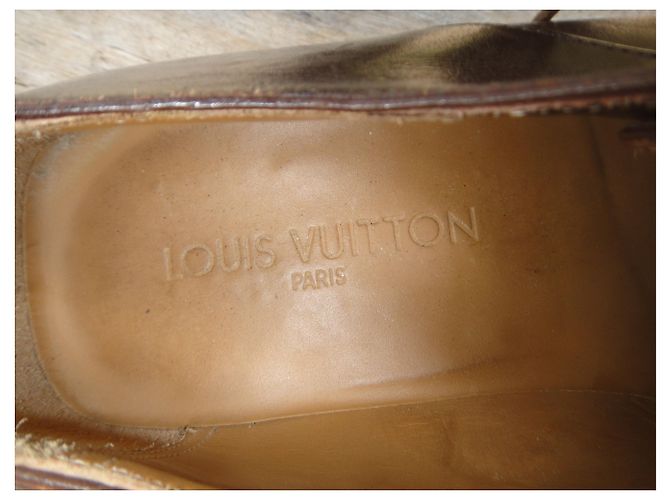 derbies Louis Vuitton p 40,5 Marron foncé - vue 4