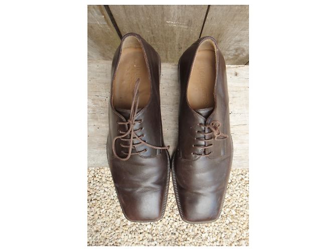 derbies Louis Vuitton p 40,5 Marron foncé - vue 8