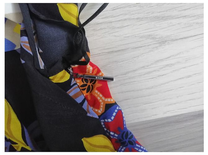 Msgm Silk Top Multi Color M Multiple colors - view 3