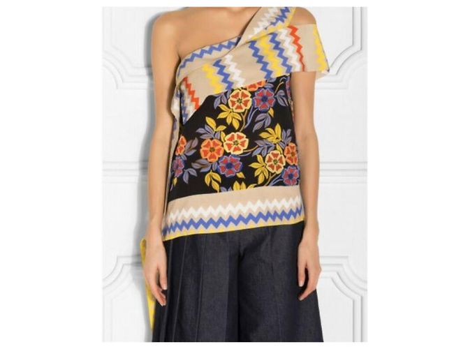 Msgm Silk Top Multi Color M Multiple colors - view 4