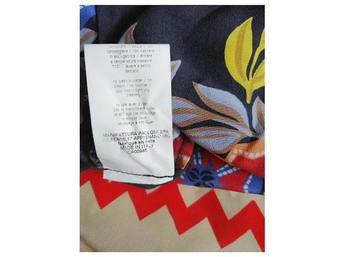 Msgm Silk Top Multi Color M Multiple colors - view 6