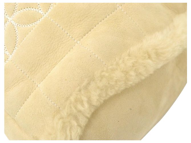 Chanel Vintage Schultertasche Beige - Ansicht 7