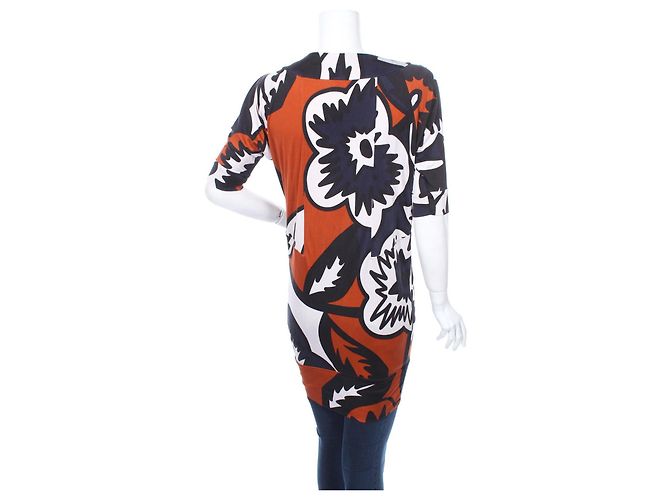 Tunica in seta multicolore Diane Von Furstenberg - vista 2