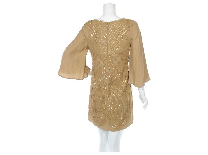 John Richmond Paillettenkleid beige Viscose - Ansicht 2
