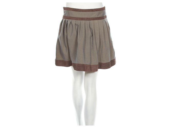 Falda Diane Von Furstenberg Gris - vista 2