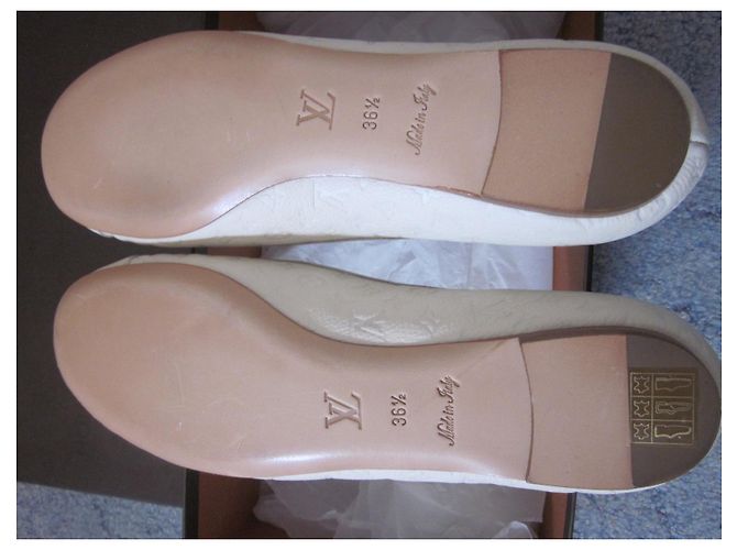 Louis Vuitton Ballerine Crema - vista 4