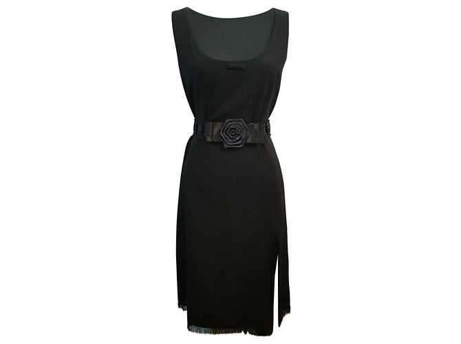 Versus Kleid gegen Gianni versace 44ES Schwarz - Ansicht 10