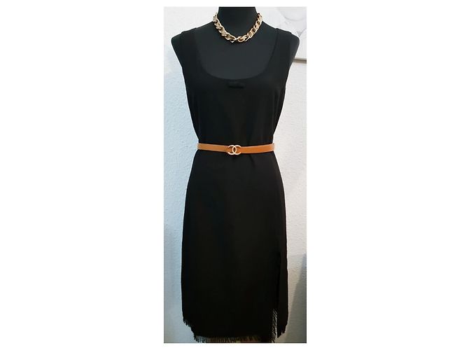 Versus Kleid gegen Gianni versace 44ES Schwarz - Ansicht 5