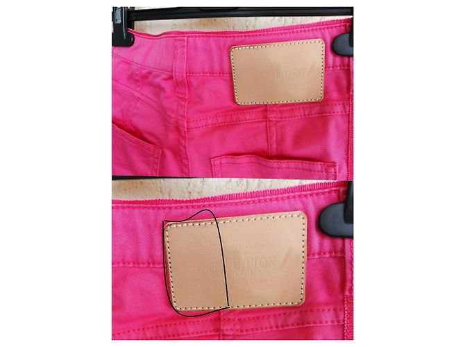 Louis Vuitton Jeans Rosa - vista 4