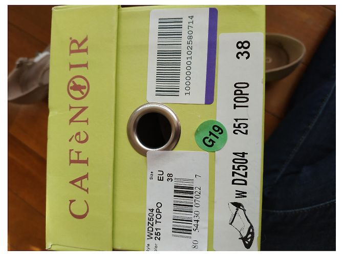 Autre Marque Décolleté Café Noir Grigio Nubuck 38 - vista 2