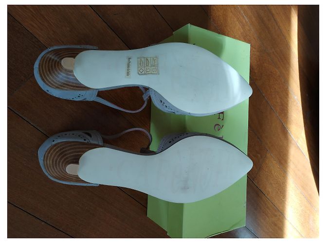 Autre Marque Décolleté Café Noir Grigio Nubuck 38 - vista 4