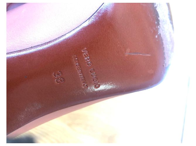 Lanvin Pumps aus Leder in Rosa Rundcap 38 Pink - Ansicht 4
