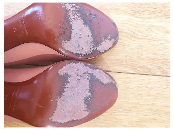 Lanvin Pumps aus Leder in Rosa Rundcap 38 Pink - Ansicht 5