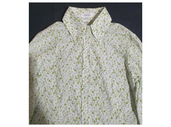 Autre Marque Camisa floral Barneys New York de algodón verde Multicolor - vista 2